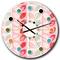 Designart 'Botanical Retro Design I Mid-Century Modern Wall Clock